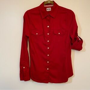Converse One Star button down shirt, size M